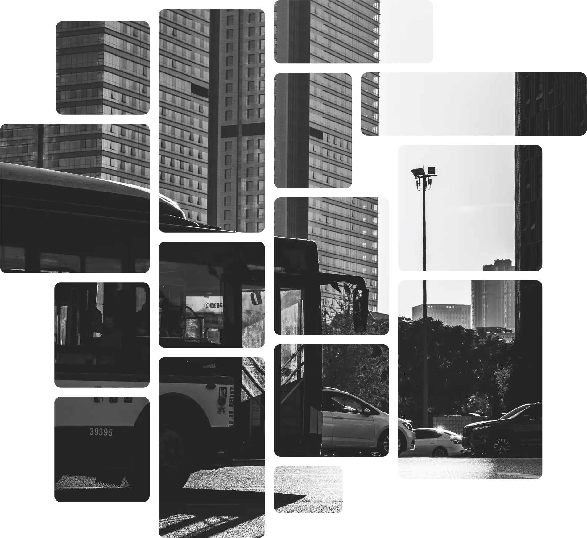 Stație modernă de transport public urban