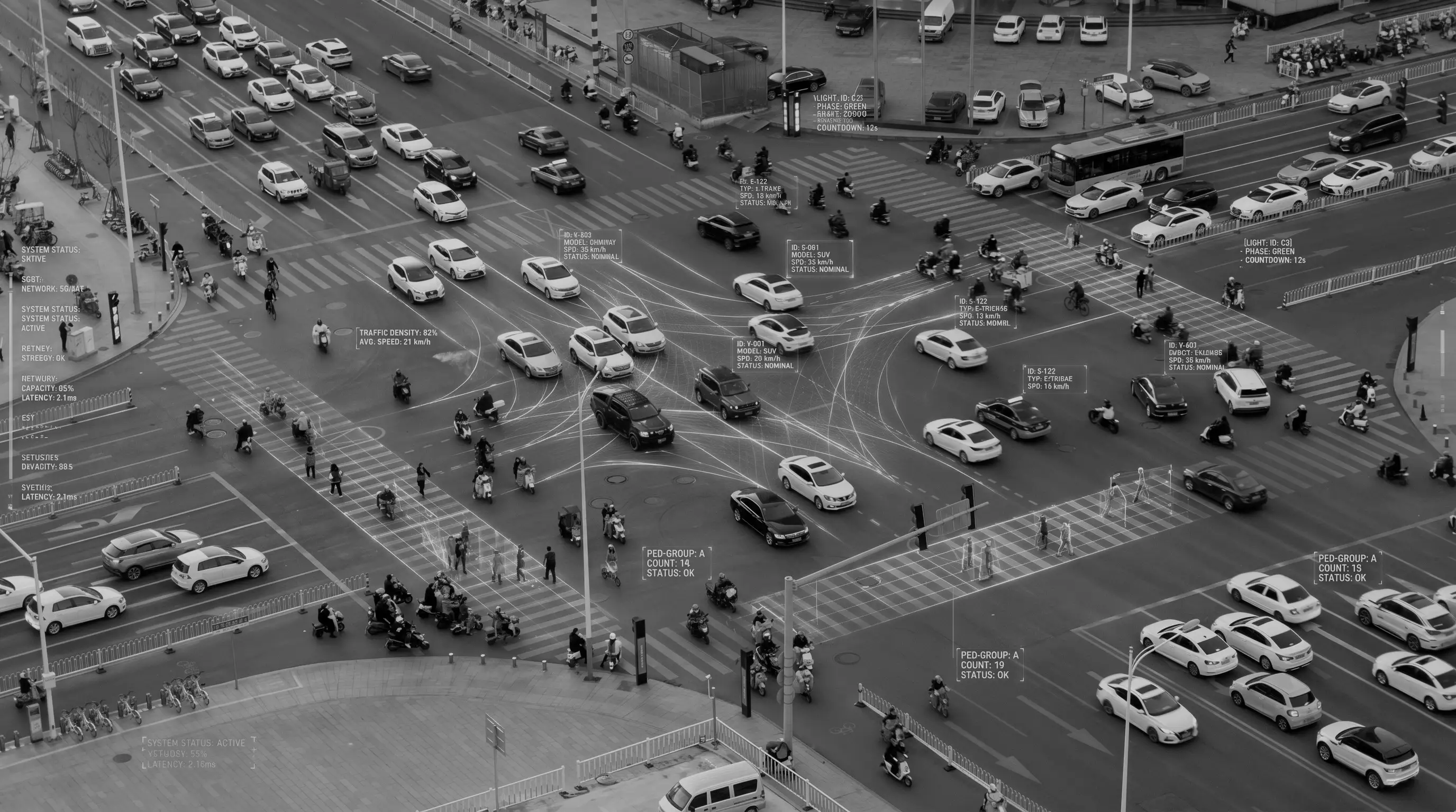 Sisteme inteligente, adaptive de management trafic și prioritizare.