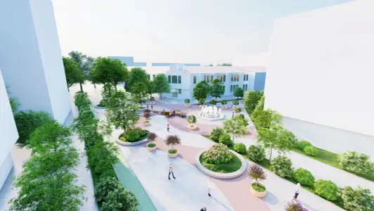 Pedestrian Zone Extension in Central Campina